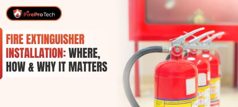 Fire Extinguisher Installation: Where, How & Why It Matters
