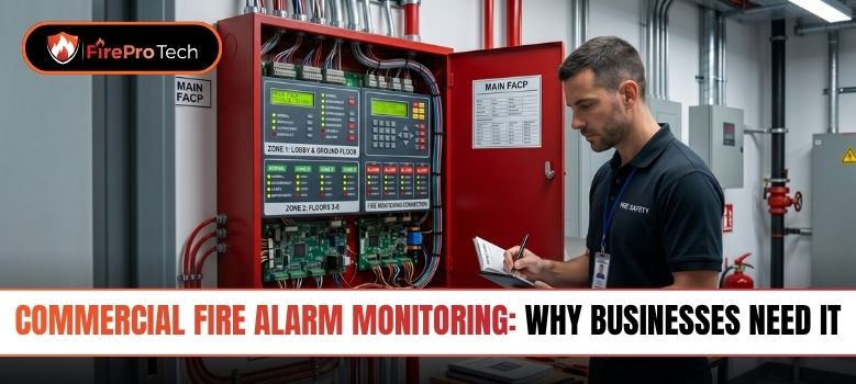Commercial Fire Alarm Monitoring: Why Businesses Need It - FirePro Tech, LLC